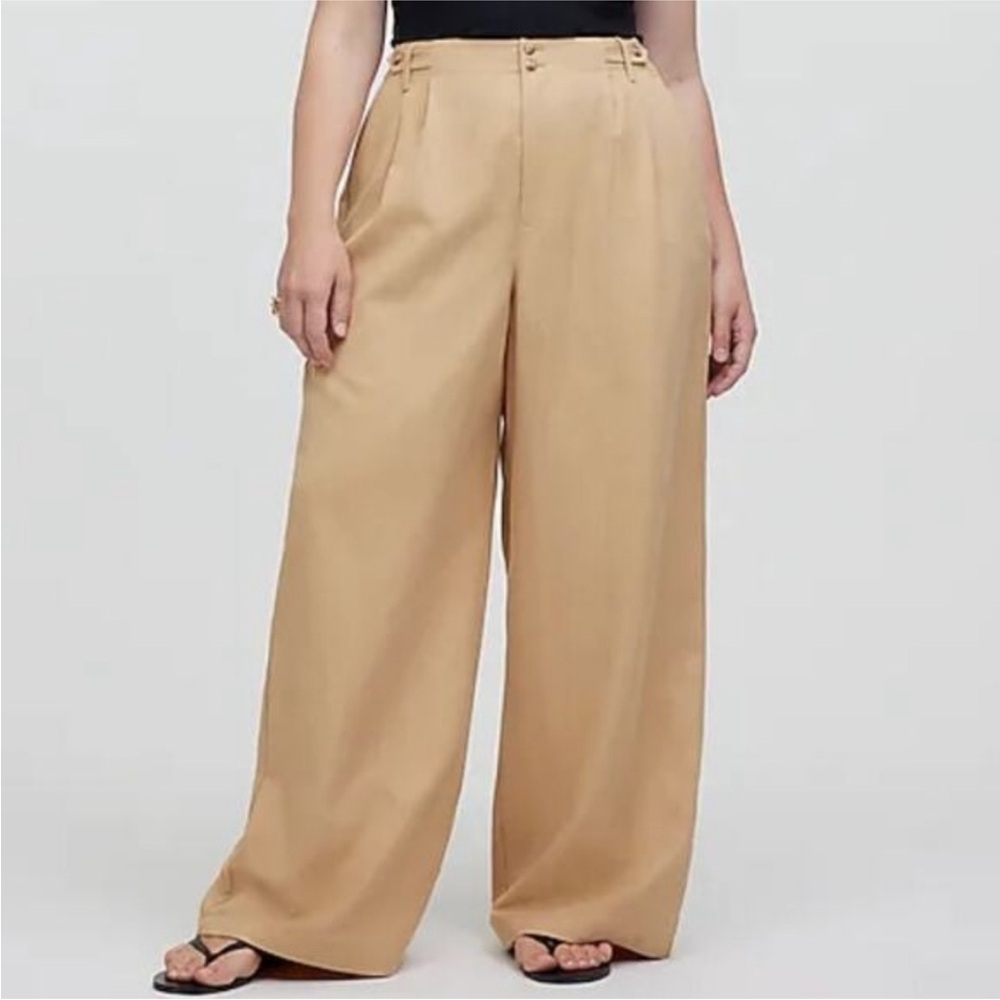 Madewell Harlow Wide Leg Trousers, Size: 8 - Picture 4 of 9